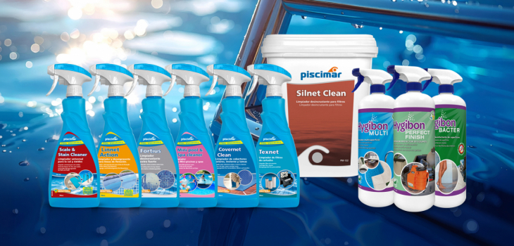 Gamme de produits de nettoyage pour piscines Behq Piscimar