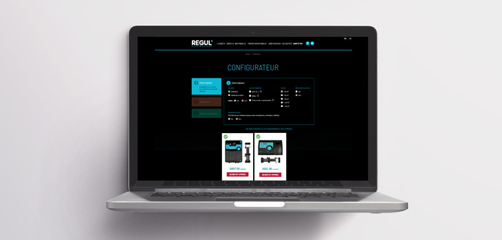 Le configurateur en ligne de R&eacute;gul'Electronique
