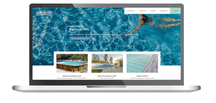 Nouvelle identit&eacute; visuelle pour D&eacute;tente Piscine