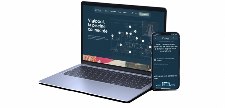 Le site web de l&rsquo;univers des piscines connect&eacute;es Vigipool de CCEI