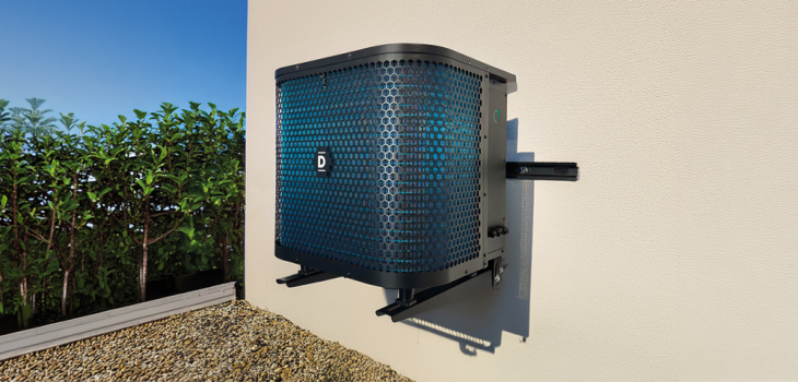pompe,chaleur,piscine,dura,hi,full,inverter,installation,murale,simplifiee,propulsion,systems,duratech