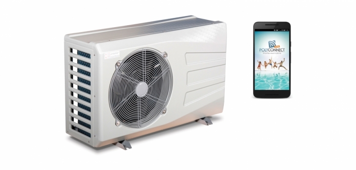 pompe &agrave; chaleur spa appli smartphone polyconnect Lite Polytropic