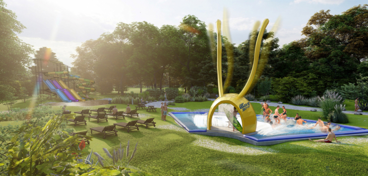 La pataugeoire dynamique RiverWave pour les 3-12 ans