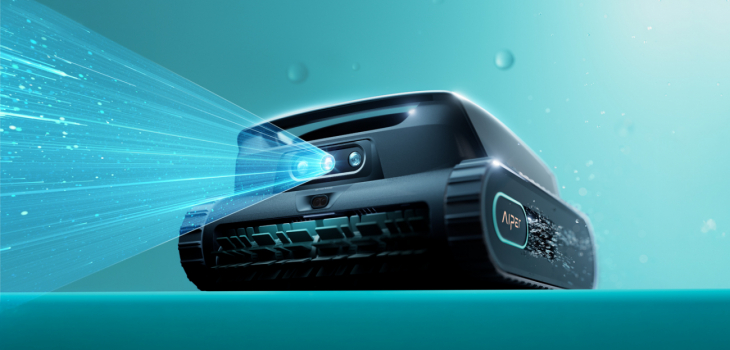 scuba,v3,premier,robot,nettoyeur,piscine,ia,cognitive,vision,autonome
