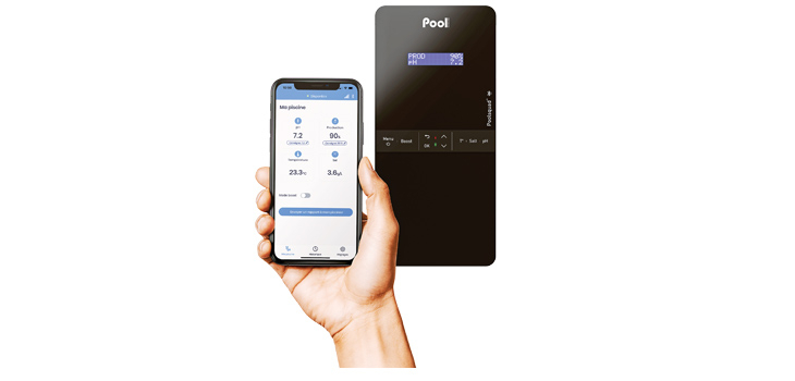 Application pour smartphone e-Pool&reg; et appareil de traitement de l'eau de Pool Technologie