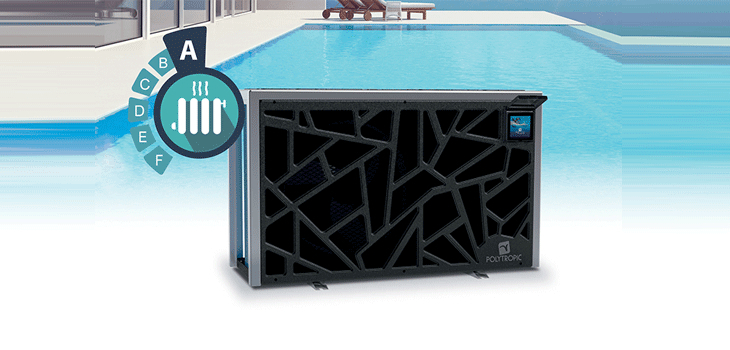 PAC piscine Master Inverter class&eacute;e A - NF EN17645 Polytropic