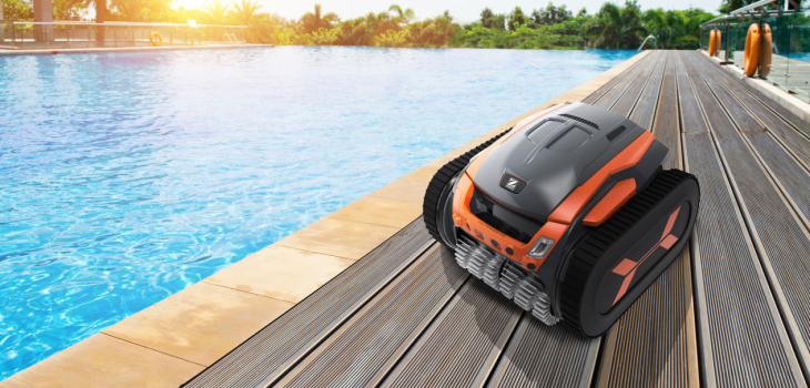 Robot VORTRAX TRX 7700 iQ pour les piscines collectives publiques jusqu'&agrave; 25 m de long Fluidra 