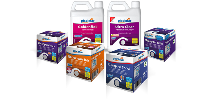 Produits floculants pour piscine de Piscimar