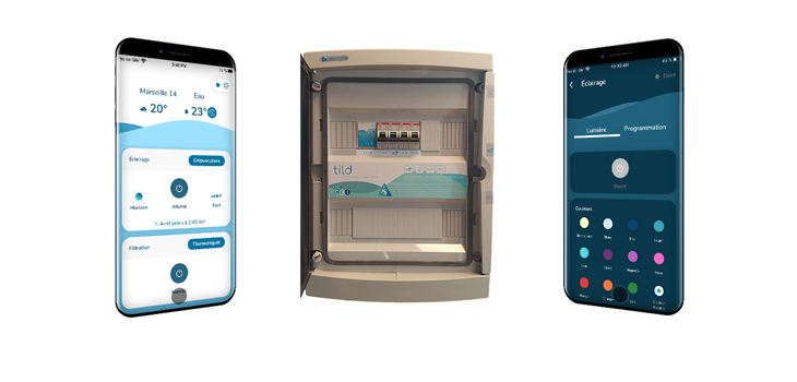  tild : coffret standard connect&eacute; et son application mobile