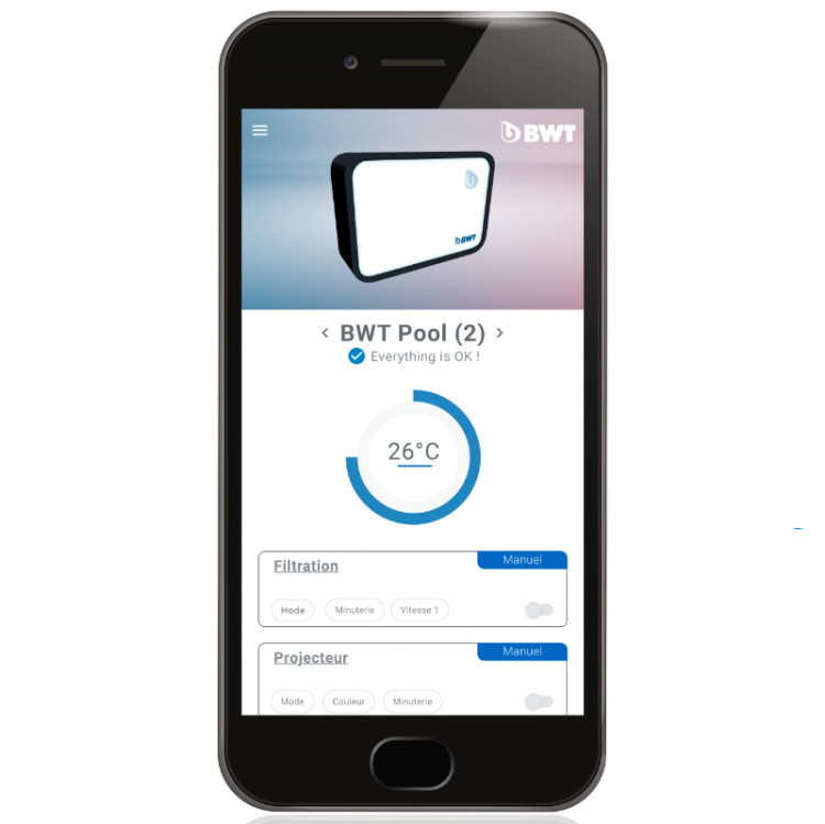 Pearl Connect Bluetooth pilotage &agrave; distance application d&eacute;di&eacute;e