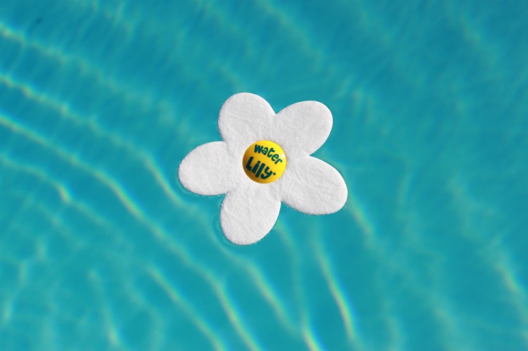 Fleur &laquo; &eacute;ponge &raquo; Water Lily&reg; en microfibres