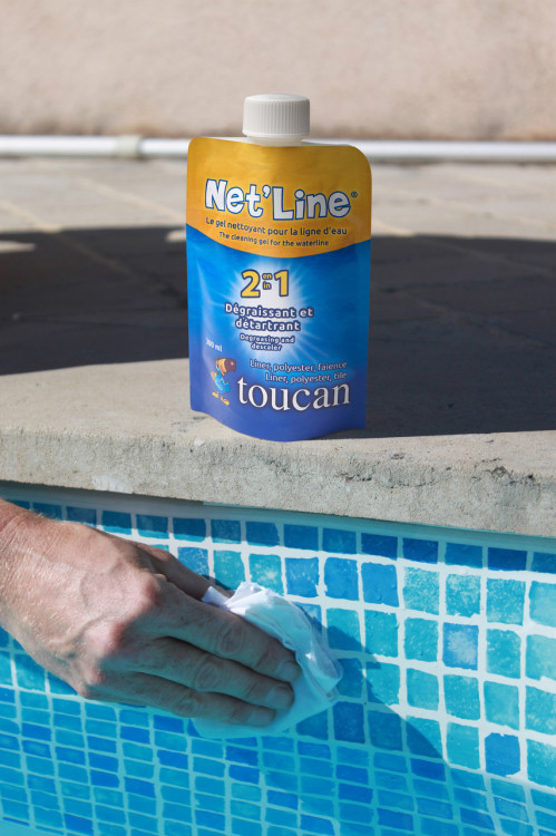Utilisation du Net'Line&reg; au niveau de la line d'eau