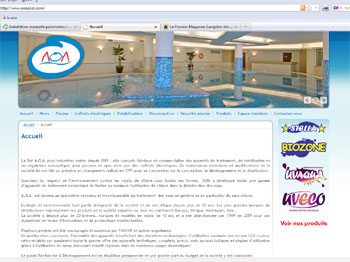 page web AOA