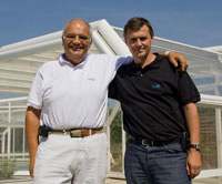 Fran&Atilde;&sect;ois-Xavier Desgrippes et Jean-Pierre Charpentier - Dirigeants d'ABRISUD