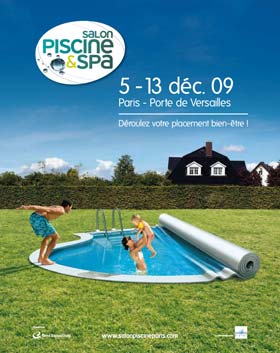 affiche salon de la piscine et du Spa &Atilde;&nbsp; Paris d&Atilde;&copy;cembre 2009