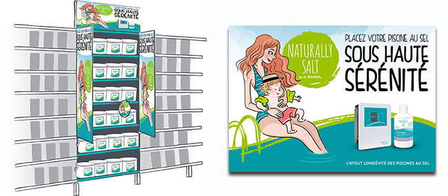 BAYROL lin&Atilde;&copy;aire et visuel impactant Naturally Salt