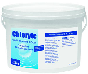 seau de 2,5 kg de granul&Atilde;&copy;s Chloryte de Bayrol