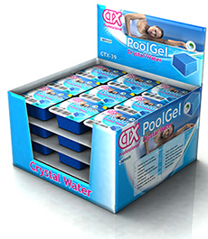 pr&Atilde;&copy;sentoir PoolGel
