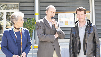 Chantal Amyot, Fran&Atilde;&sect;ois Charman et Axel Moreau