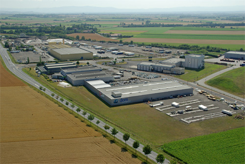 Vue a&Atilde;&copy;rienne de l'usine