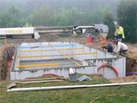 construction Everblue avec les panneaux Structura Feat