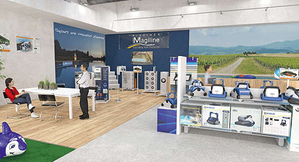 Magasin piscines Magiline int&Atilde;&copy;rieur