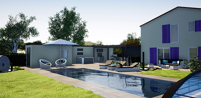 R&Atilde;&copy;alisation Home Spirit Concept - Mondial Piscine