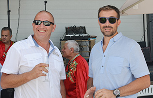 Franck George et Cl&Atilde;&copy;ment Chapaton