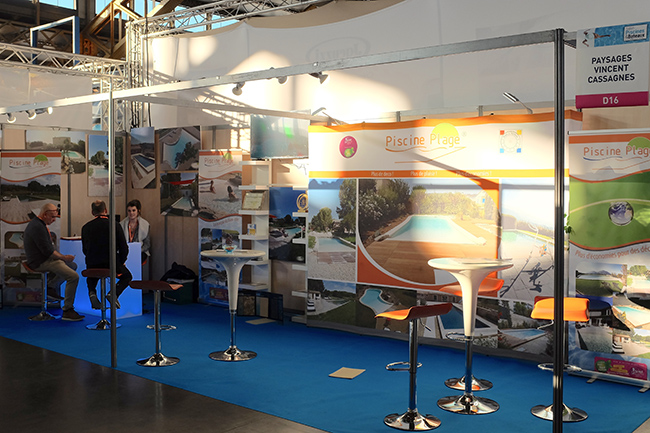 Salon Piscines & Bateaux 2019 - Paysage Vincent Cassagnes - Piscine Plage