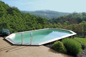 piscine Ma&Atilde;&copy;va semi-enterr&Atilde;&copy;e