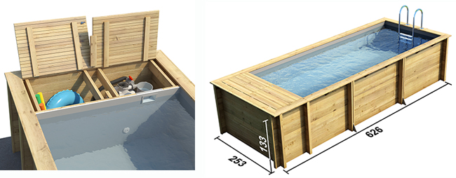 Pool'N Box Procopi taille et coffre