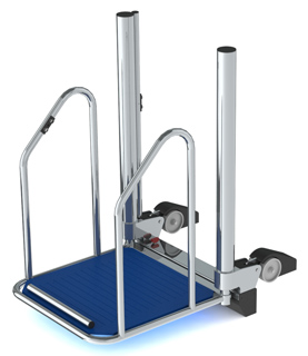 ascenseur hydraulique en inox pour personnes &Atilde;&nbsp; mobilit&Atilde;&copy; r&Atilde;&copy;duite pour les piscines
