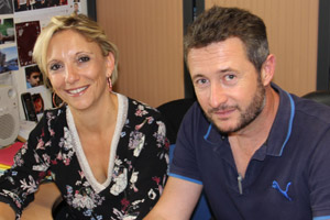 Manu Martinez et Christelle Marsot UFA M&Atilde;&copy;tiers de la Piscine