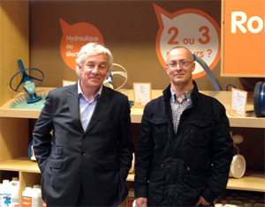 Herv&Atilde;&copy; Leblanc et Laurent Farran de Mister piscines