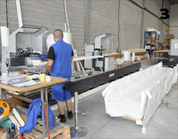 Machine de d&Atilde;&copy;coupe des lames