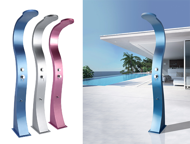 Nouvelle douche ext&Atilde;&copy;rieure de jardin Bellagio de Poolstar