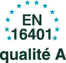 logo norme sel EN 16401 qualit&Atilde;&copy; A