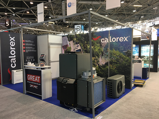 Stand Calorex salon Piscine Global Europe &Atilde;&nbsp; Lyon en 2018
