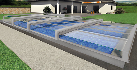 flat pool cover TROPICA &acirc;LINEA&acirc; 